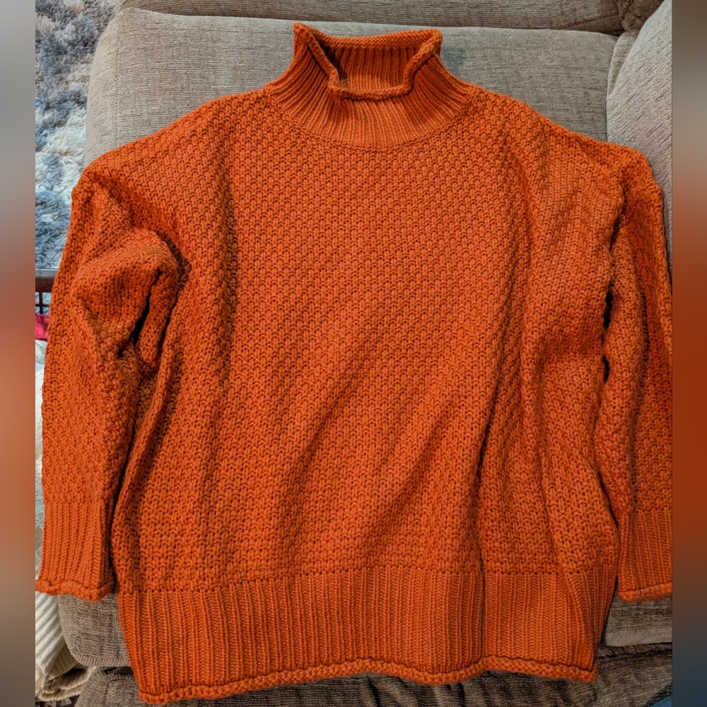 Cozy mock neck sweater